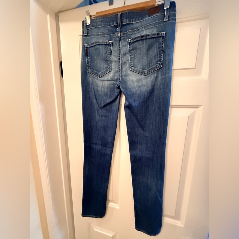 Paige skyline skinny jeans medium blue